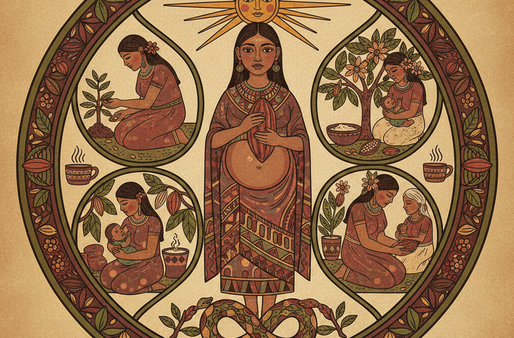 Cacao (III) La Gota de Vida: El Cacao en el Ciclo de la Maternidad