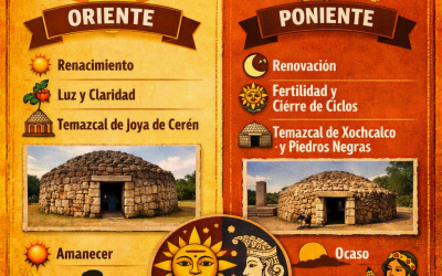 Temazcal (VI) La orientación del temazcal: entre el oriente y el poniente